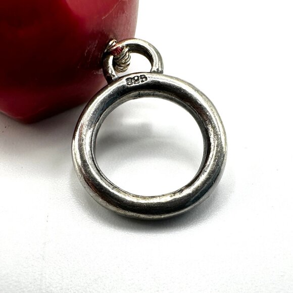 Extra Chonky Coral and Sterling Silver 16" Necklace – Vintage 1990s Y2K — EUC - Picture 5 of 10